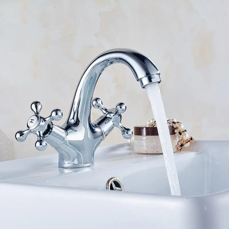 Смеситель для ванной комнаты в стиле лебедя ручной работы латунный раковины