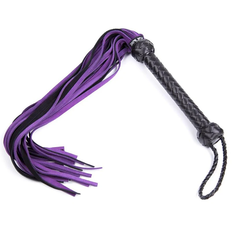 2021 Horse Riding General Cowhide Paddle Whip,Riding Horse Supply Premium Suede Flogger Horse Whips