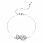 Очаровательный браслет Чандлер с ананасом, минималистичный браслет для девочек, изящные подарки, ювелирные изделия BFF