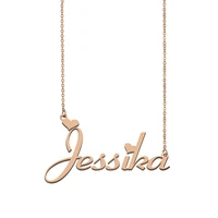 jessika name necklace custom name necklace for women girls best friends birthday wedding christmas mother days gift