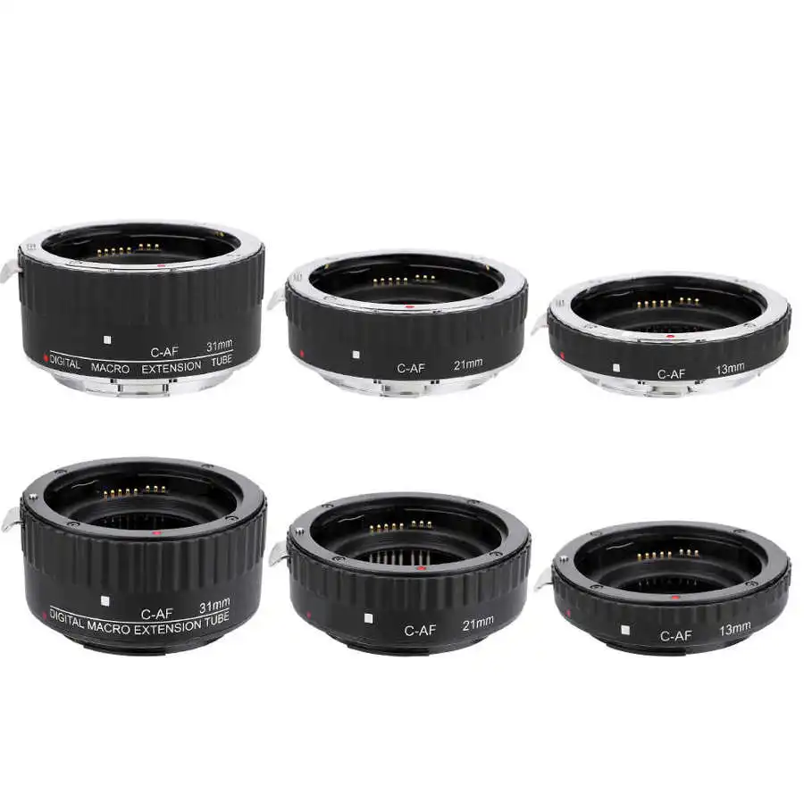 Macro Extension Lens Adapter Tube Auto Focusing with 13mm 21mm 31mm Rings Set for EF/EF-S Mount | Электроника