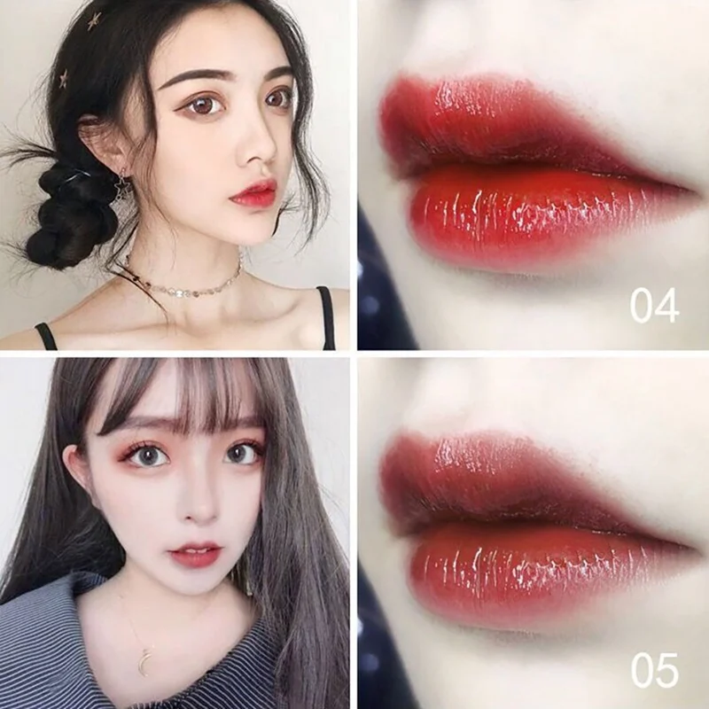 1 шт. макияж губ 6 цветов жидкая губная помада зеркальная поверхность блеск для