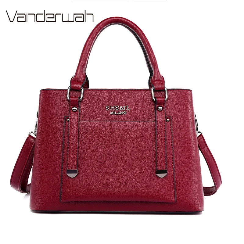 

High Quality Pu Leather Shoulder Bag Casual Large Capacity Crossbody Bags for Women 2020 New Luxury Handbags Women Bags Designer