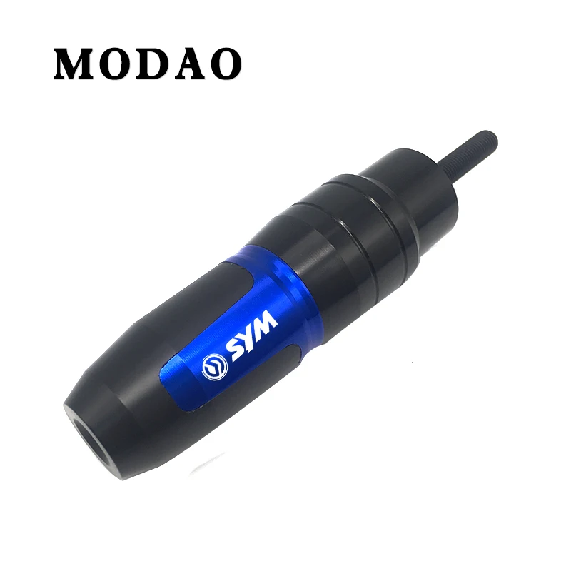 Blue Для SYM CRUISYM180 CRUISYM150 MAXSYM400 600 MAXSYM maxsym600 400 CNC мотоцикл авария выхлоп скольжения pad защита от падения - Цвет: Blue