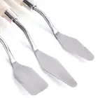 3 шт.компл. смешивание краски из нержавеющей стали покраска палитра нож лопатка Искусство нож Арт лопатка набор