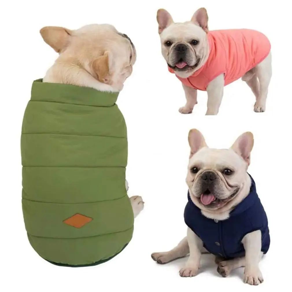 

Pet Dog Vest Jacket Autumn Winter Warm Fleece Dog Coat Clothes For Small Medium Large Dogs Chihuahua French Bulldog Pug Clothing