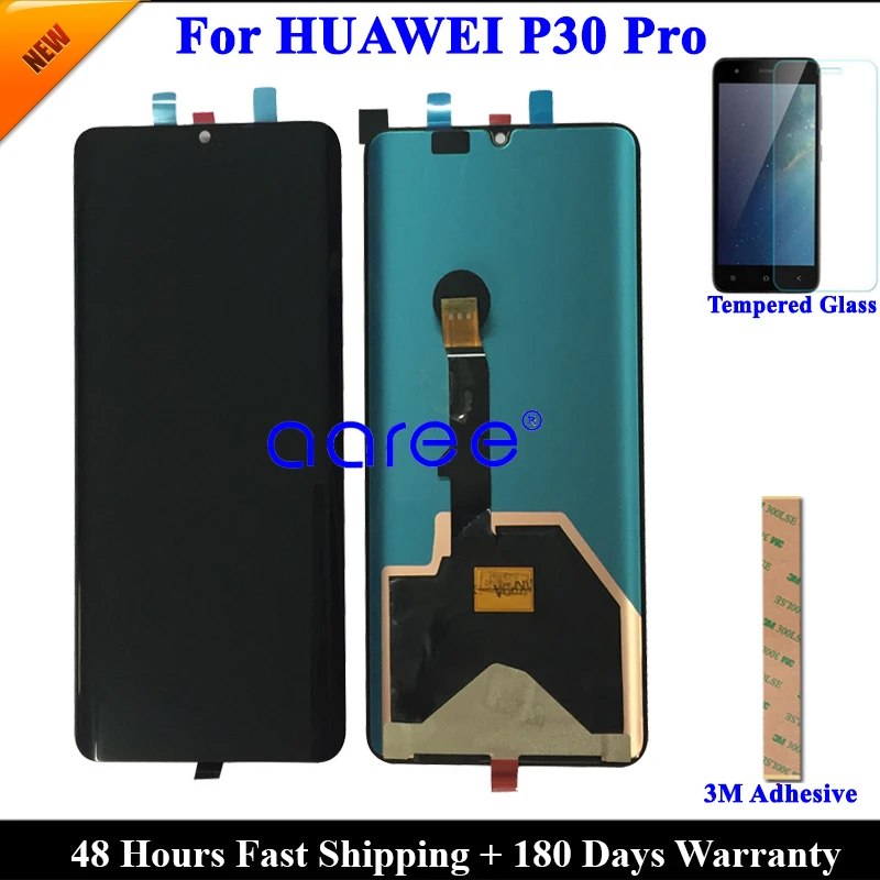 Супер AMOLED для huawei P30 PRO ЖК-дисплей для huawei P30 Pro ЖК-дисплей ЖК-экран сенсорный дигитайзер сборка VOG-L29