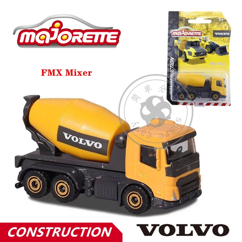

Majorette 1/64 Construction Series Construction Vehicles FMX Mixer Diecast Toy Vehicles