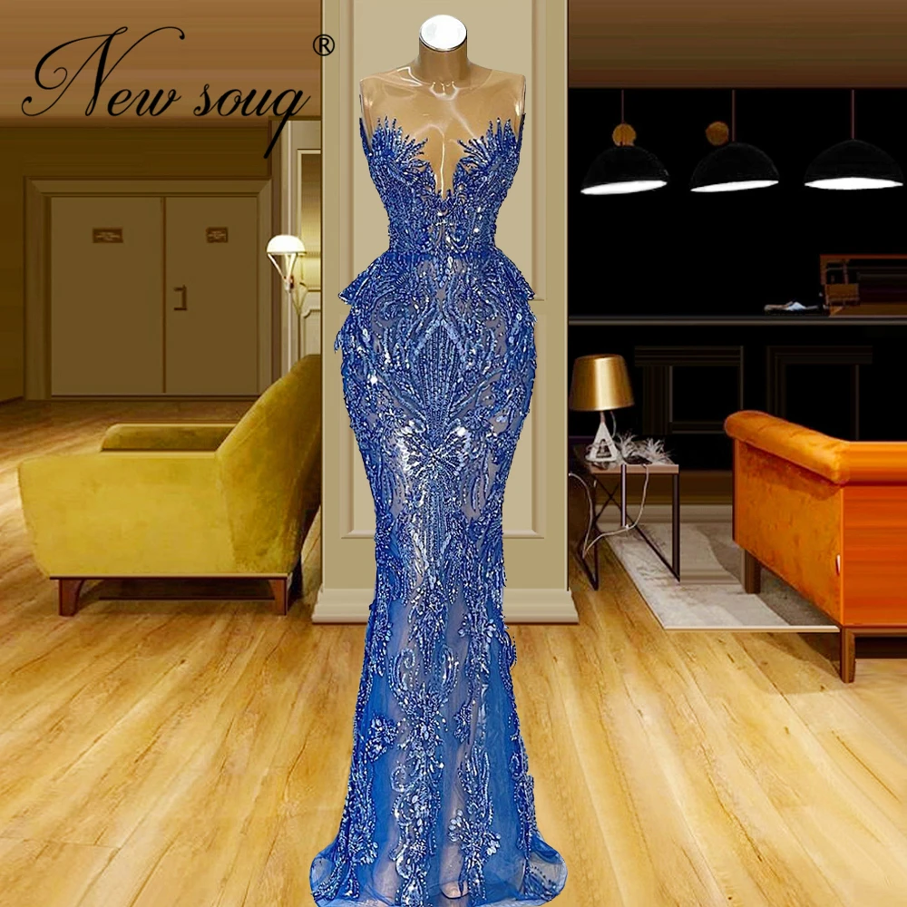 

Elegant Long Strapless Beads Celebrtiy Dresses 2022 Dubai Arabic Women Evening Wear Vestidos De Fiesta Wedding Prom Party Gowns