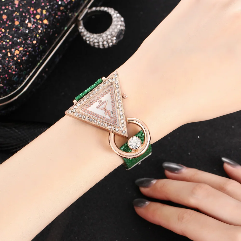 Montre Femme женские часы Роскошные звездное небо кожаный ремешок кварцевые высокое