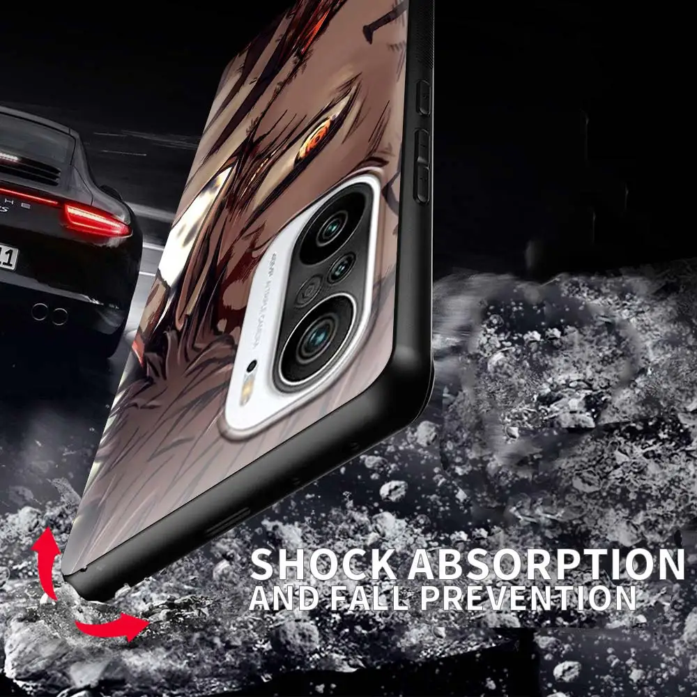 

Anime Jujutsu Kaisen Cover For Xiaomi Redmi Note 9S 9 10 8T 8 7 9C 9A 8A 7A K40 Pro Plus Luxury Soft Back Mobile Phone Capas