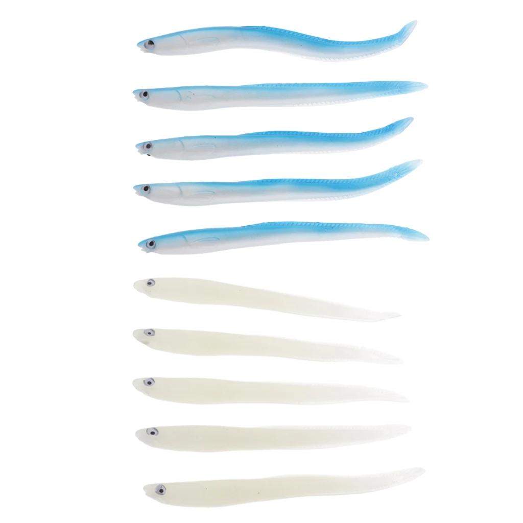 10 шт. искусственные 3D светящиеся рыболовные приманки для глаз в темноте мягкие