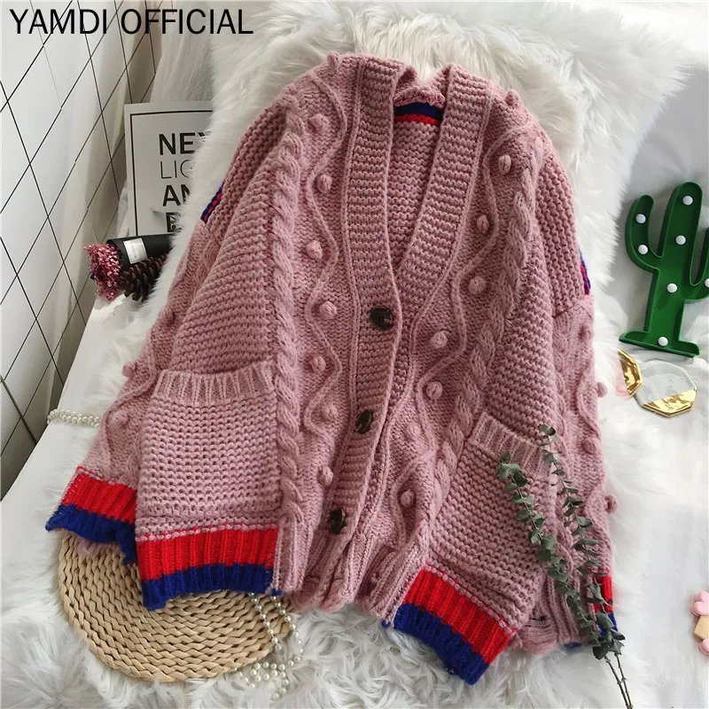 Женский свитер YAMDI 2019 модельный шикарный осенне-зимний дизайнерский Свободный