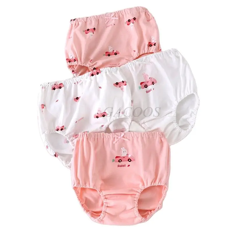 Хлопковые короткие трусики для девочек комплекты многоразового нижнего белья