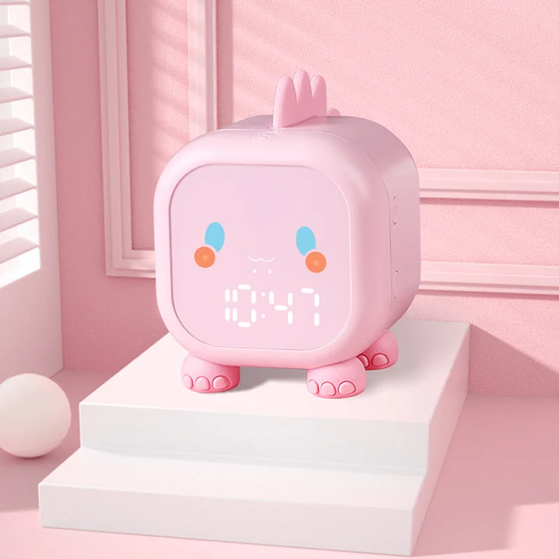 

Children's Alarm Clock Desktop Digital Voice Control Luminous Dinosaur Cute Digital Alarm Clock Children's Bedside Alarm Clock