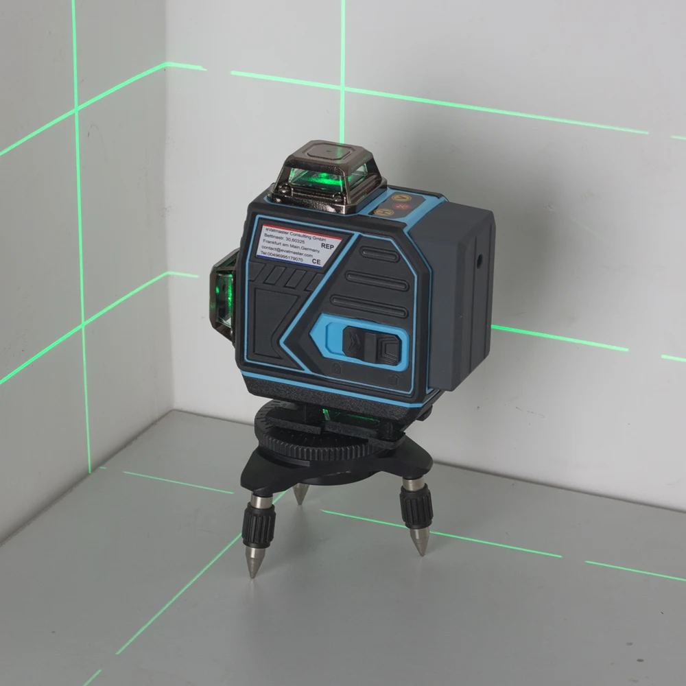 Лазерный уровень KaiTian 360 штатив с дистанционным управлением и функцией наклона