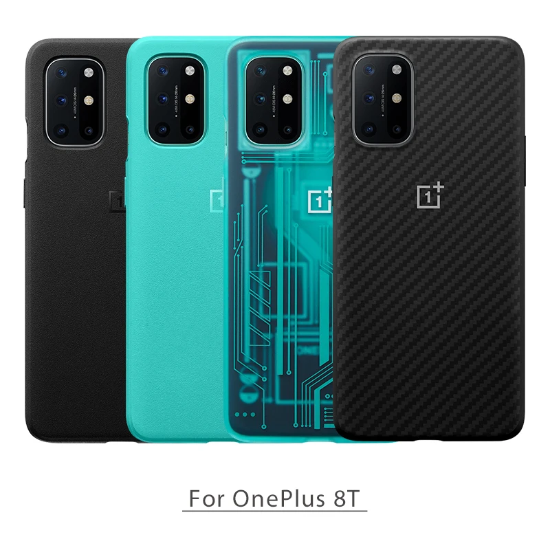100% Оригинальный чехол OnePlus Bamper для 9 9Pro 8T 8 8pro 7T Pro 7Pro песчаник/силикон/карбон