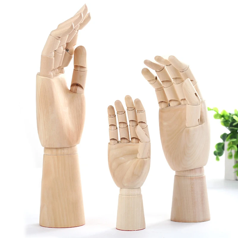 18X6cm Wooden Artist Right Hand Gift Art Alternatives SKETCH Flexible | Дом и сад