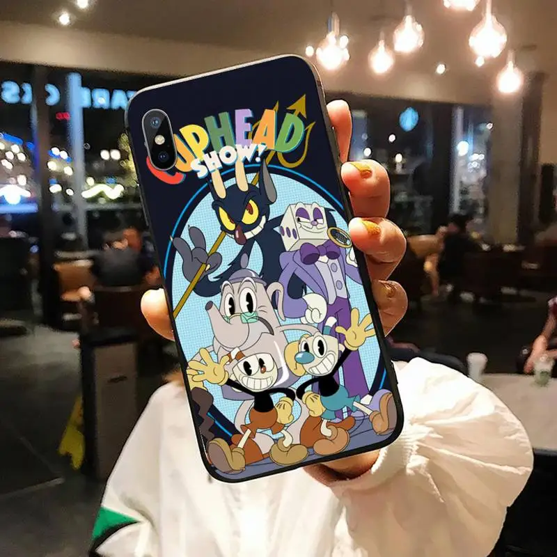 

Cuphead fashion hot game luxury protective Phone Case funda for iPhone 11 12 pro XS MAX 8 7 6 6S Plus X 5S SE 2020 XR