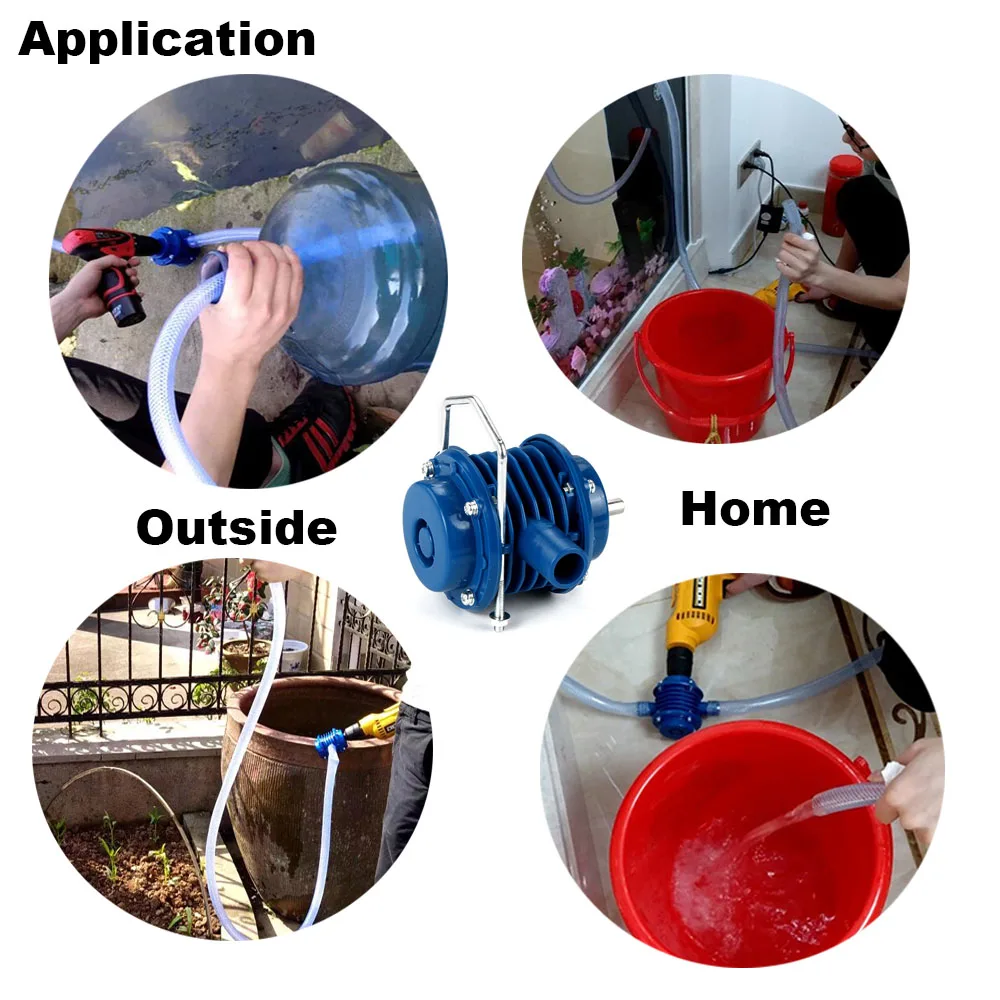 Мини ручная электрическая дрель водяной насос сверхмощный бытовой небольшой Dc