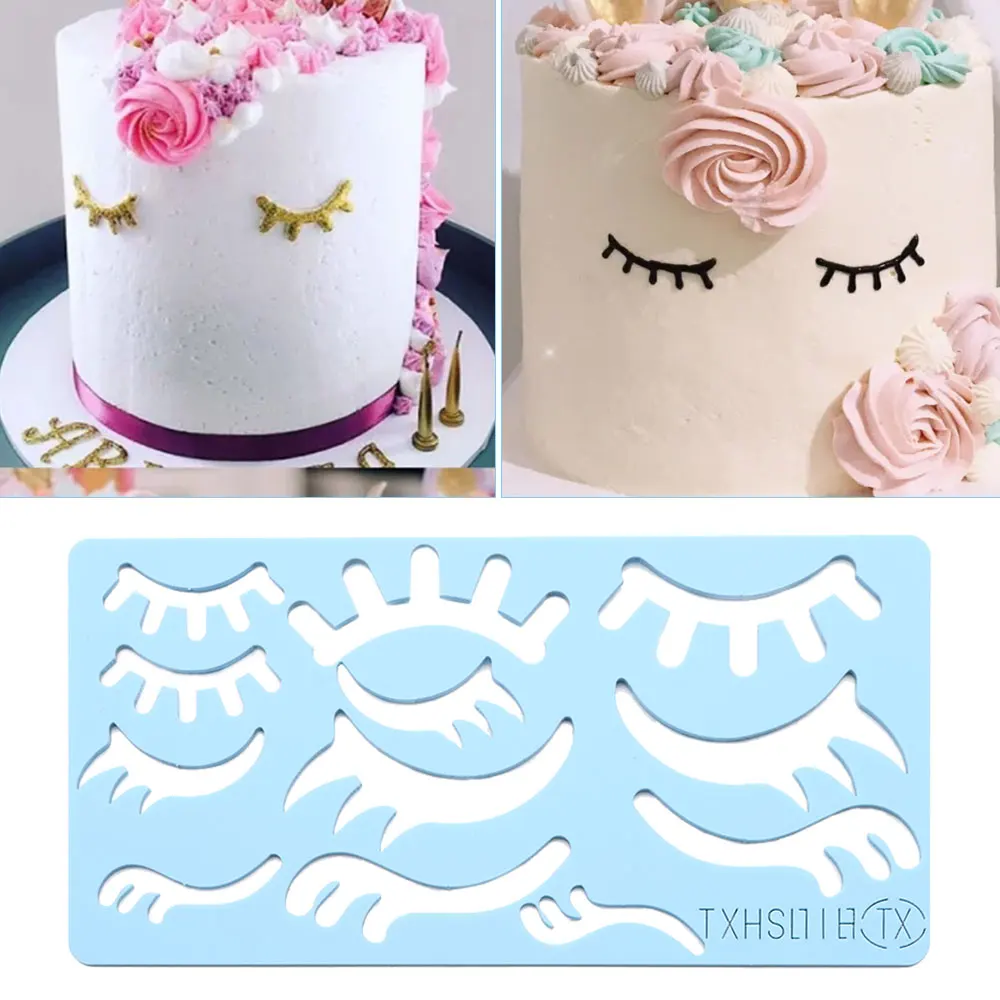 Форма для выпечки акриловые аксессуары ресниц в виде единорога 3D сделай сам