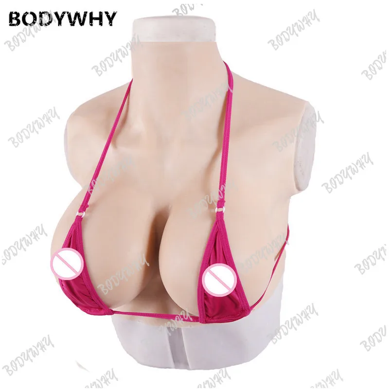 2020 False Ninja Crossdressing New Silicone Breasts Fake Breasts Fake Chest Silicone Chest  Plus Size Women  Bras