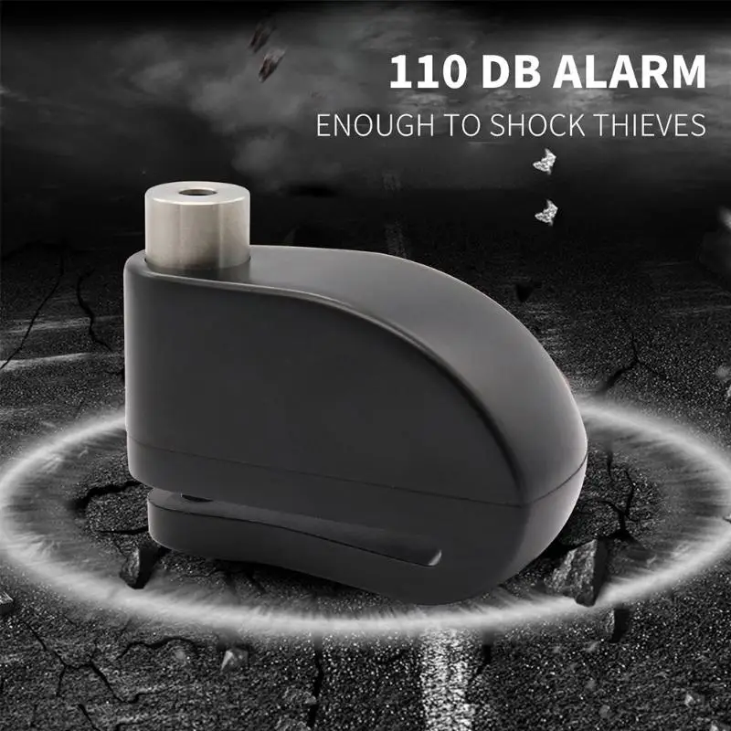 Замок сигнализации для мотоцикла удобная защита от кражи дискового тормоза