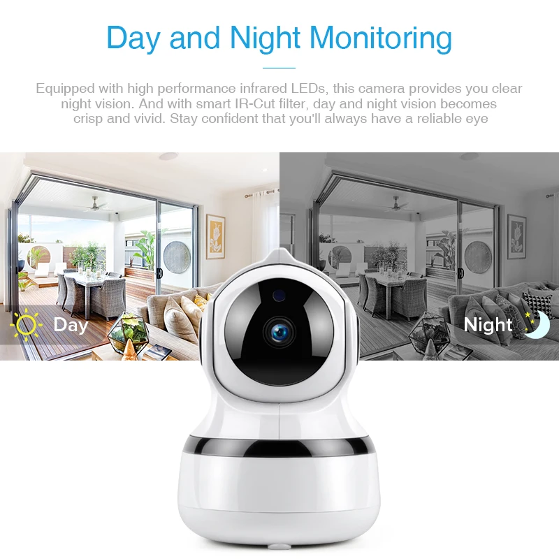 

JPT 1080P/720P Home Security IP Camera Wi-Fi Wireless Baby Monitor Surveillance Camera Night Vision Mini Network CCTV Camera