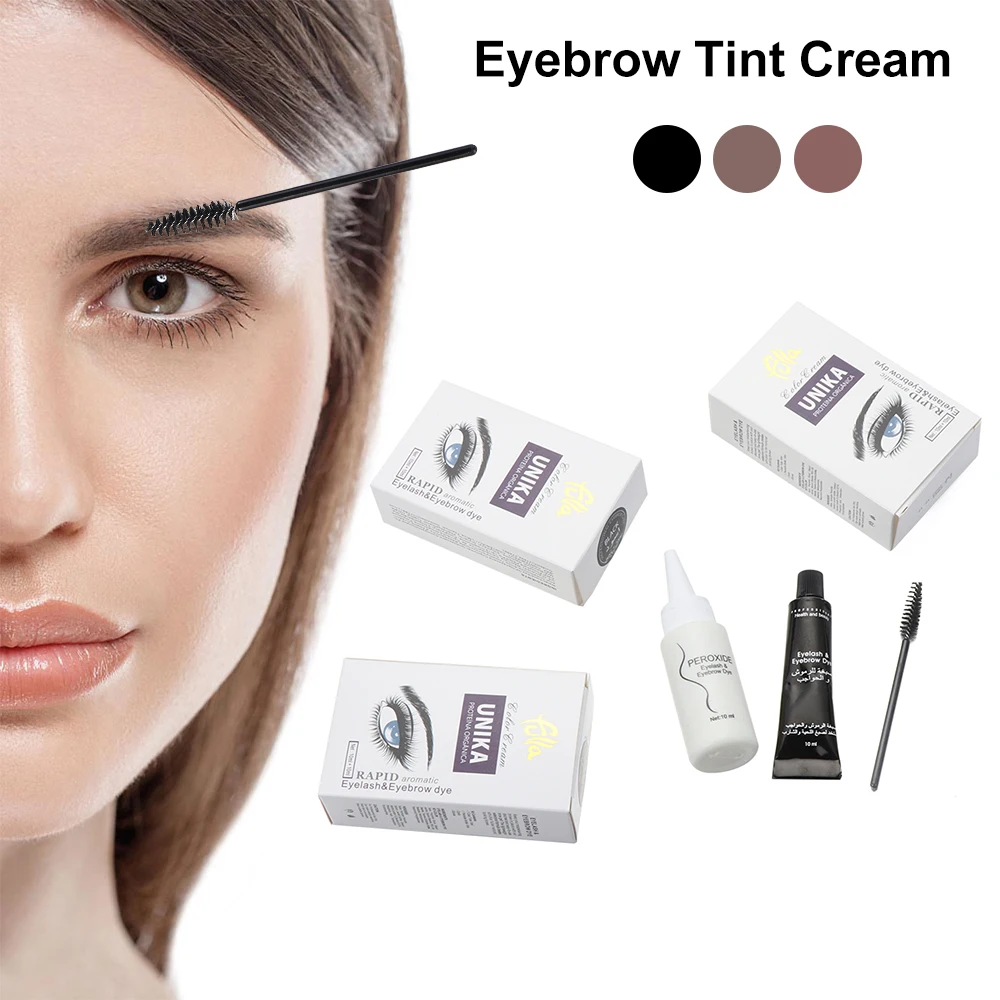 3 шт./компл. Натуральный жидкий красящий крем для бровей Набор водостойкий