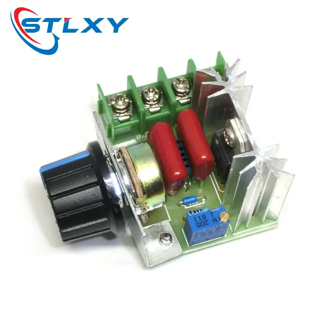 AC 220V 2000W SCR Voltage Regulator Dimming Dimmers Motor Speed Controller Thermostat Electronic Module Javino | Обустройство дома