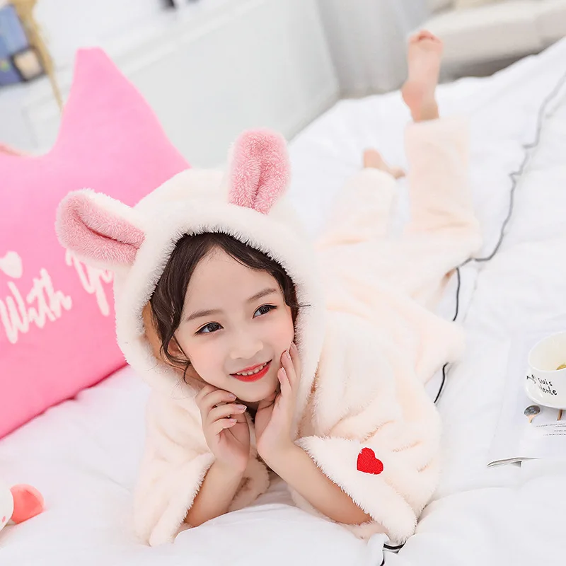 

Christmas Pajamas Set Winter Thick Warm Flannel Kids Pajamas Set Long Sleeve Girl Sleepwear High Quality Girl Flannel Pajamas