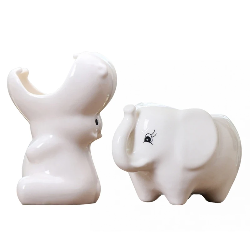 

CXD-Simple Outdoor Gardening Creative Succulent Elephant Flower Pot Ceramic Flower Pot Desktop Potted Ornaments-elephant
