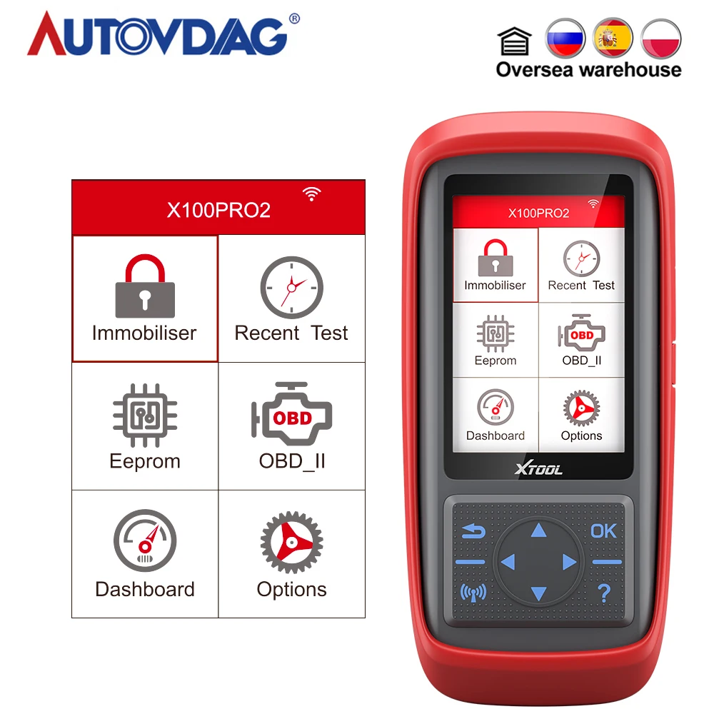 X100 PRO2 XTOOL OBD2 сканер авто ключ программист Инструменты сброс ECM иммобилайзер/ECU/OBD2