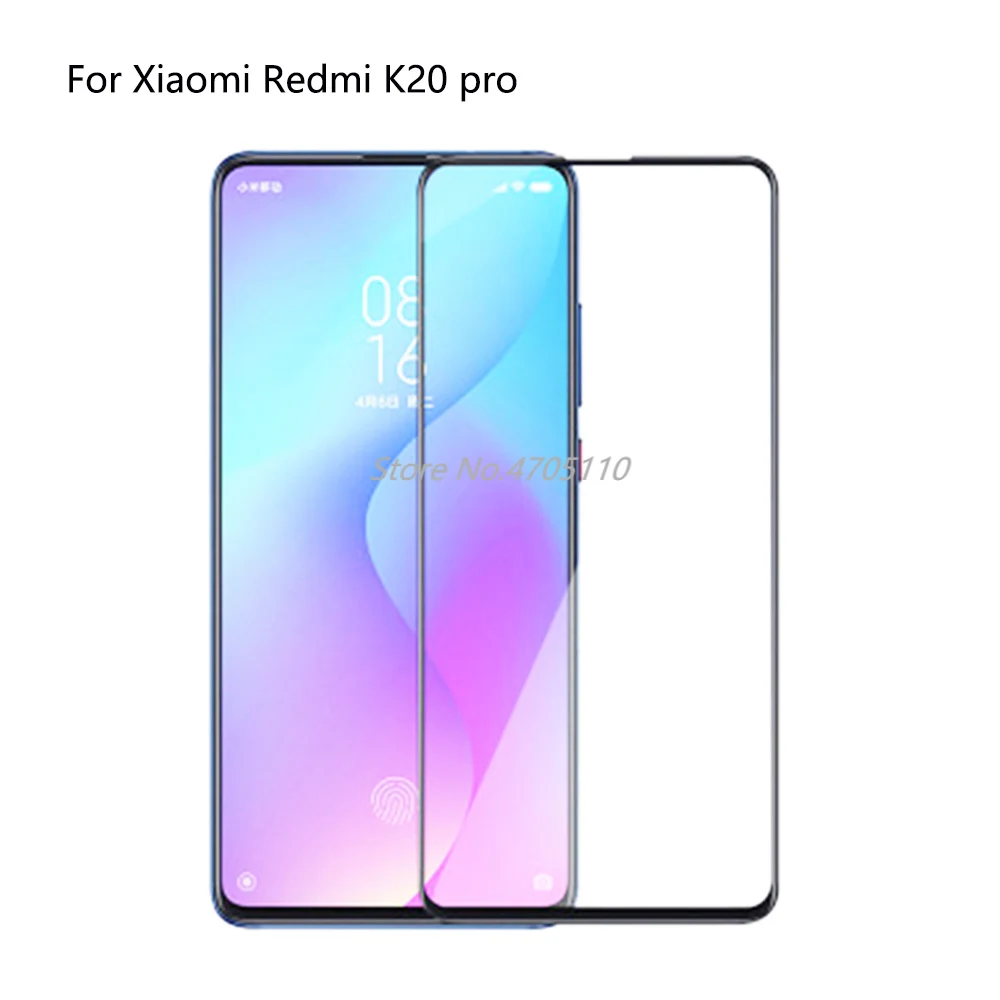 Закаленное стекло для телефона Xiaomi Redmi K20 Pro Полное клеевое покрытие Защита экрана