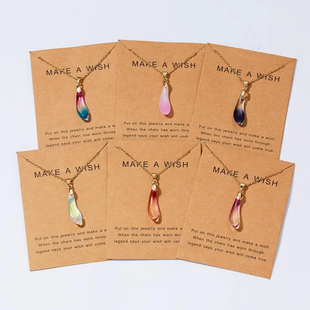 Belleper Загадай естественной капли воды Цепочки и ожерелья из жемчуга для любимой