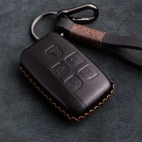 1 pcs genuine leather key shell case key cover car key bag fob for land rover range rover evoque discovery 4 5