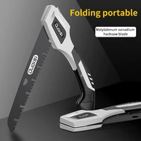oudisi multifunctional folding saw sk5 blade hand saw woodworking cutting tools mo v steel handle collapsible sharp garden saw