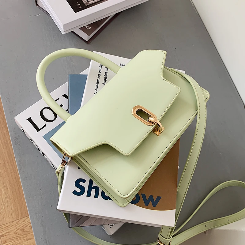 

Design High quality Crocodile Pattern Women Small Tote Bag 2021 Summer Female Fashion Messenger Bags Handbag Square Shoulder Bag