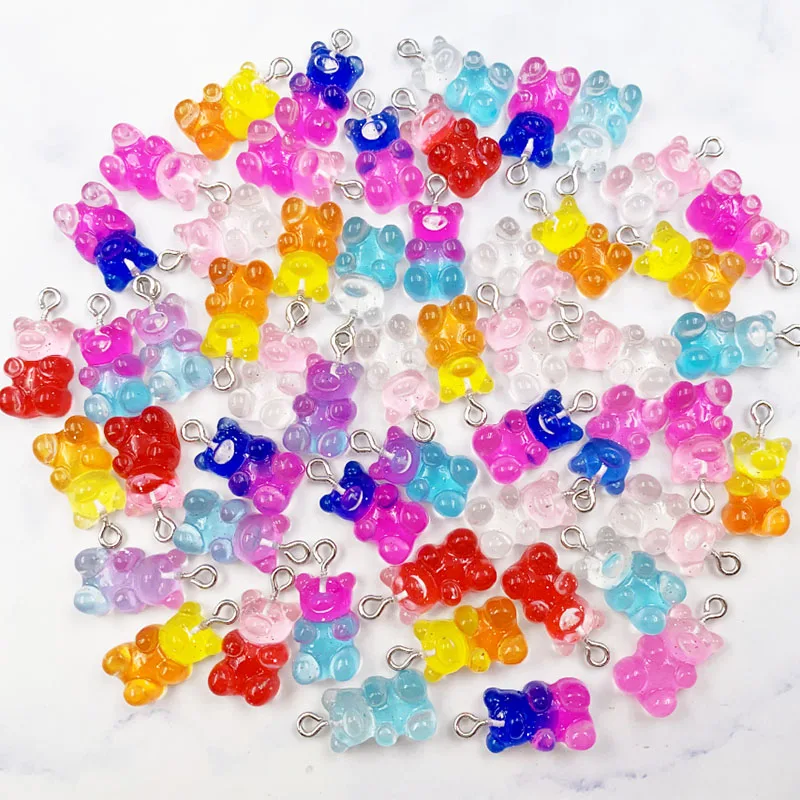 20 шт. Конфета из смолы серьги Подвески для изготовления ювелирных изделий