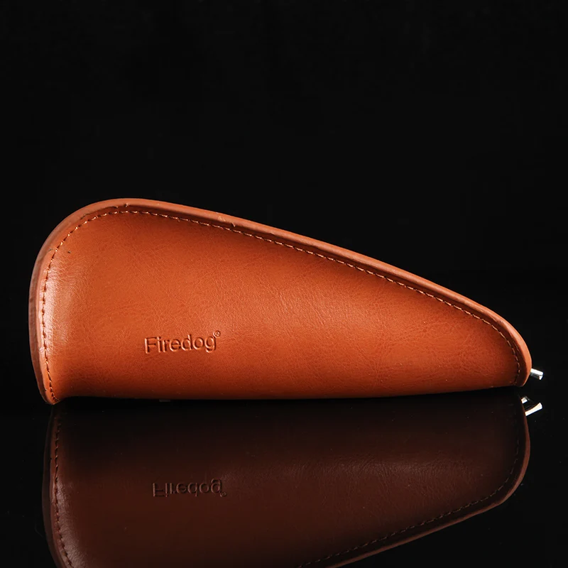 

Portable Genuine Leather Single Smoking Pipe Pouch Bag Holder Tobacco Pouch Case Large Capacity Accessories Handbag Brown