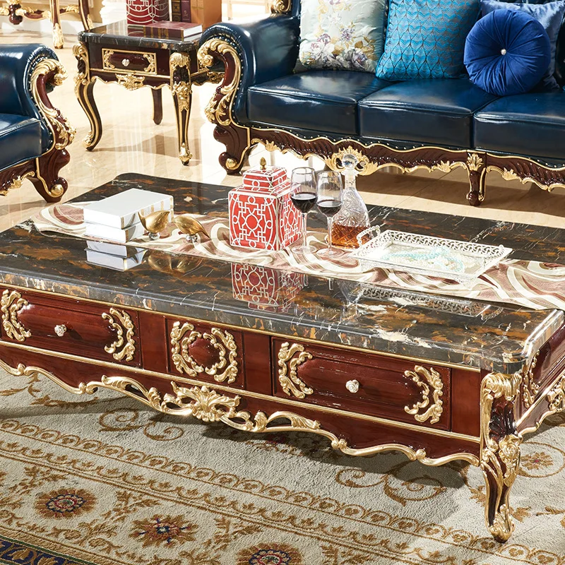 Классический Королевский диван из натуральной кожи для гостиной | Мебель