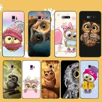owl phone case for samsung galaxy a s note 10 7 8 9 20 30 31 40 50 51 70 71 21 s ultra plus anti fall coque shell cover funda