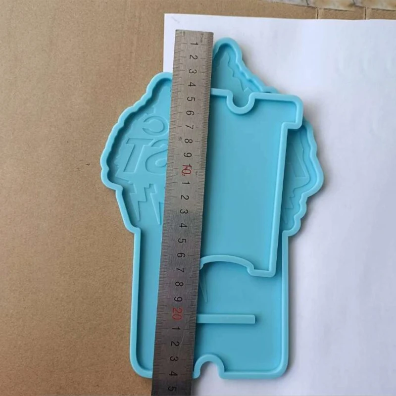 

T84B 1 Set Mobile Phone Stand Epoxy Resin Mold Cellphone Holder Silicone Mould DIY Crafts Smartphone Bracket Making Tools