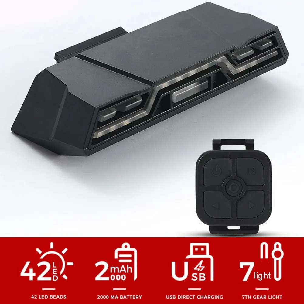 

Bike Bicycle LED Indicator Turn Signal Light Tail Lights USB Remote Waterproof Brand New Cycling Bicycle Accessories Parts