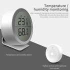 Датчик температуры и влажности Tuya ZigBee для умного дома со светодиодным экраном, хаб для Google Assistant Smart Life, Tuya Zigbee