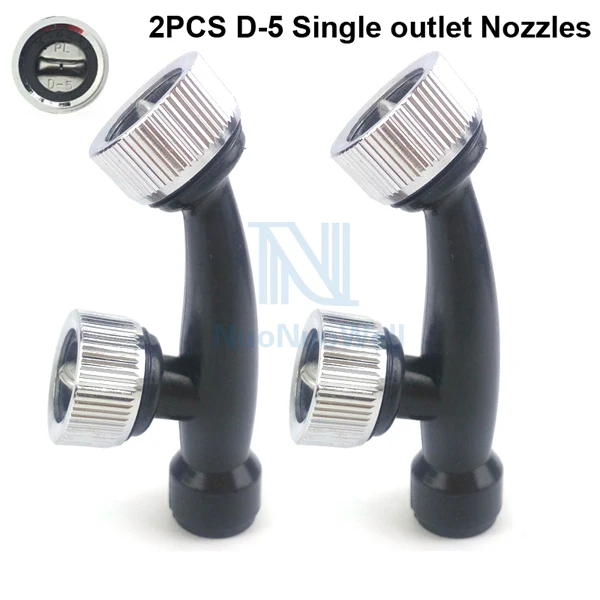 D-5 2pcs-пакет орошение сада качество вентилятор форма опрыскиватель F Тип двойной сопло сельского хозяйства пестицидов туман сопло M14 Женская нить - Цвет: D-5