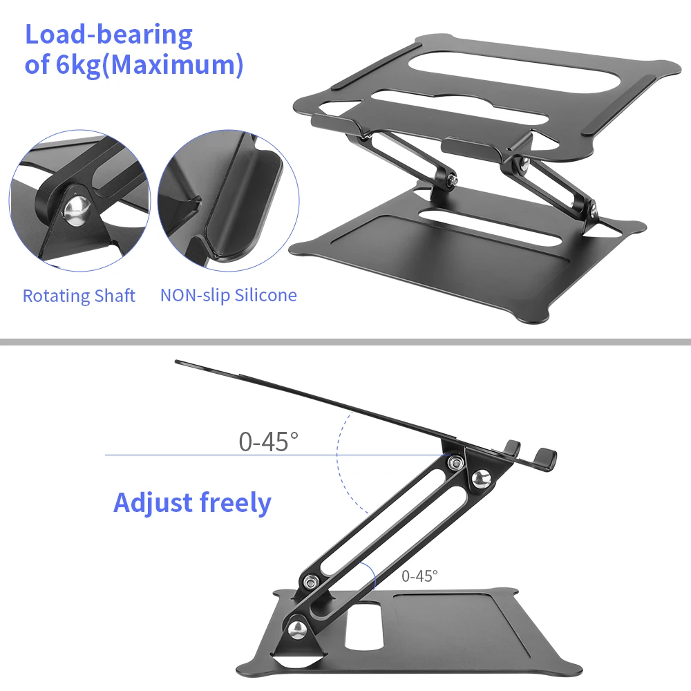 

2020 Universal Adjustable Portable Foldable Laptop Stand Holder for 11-17 inch