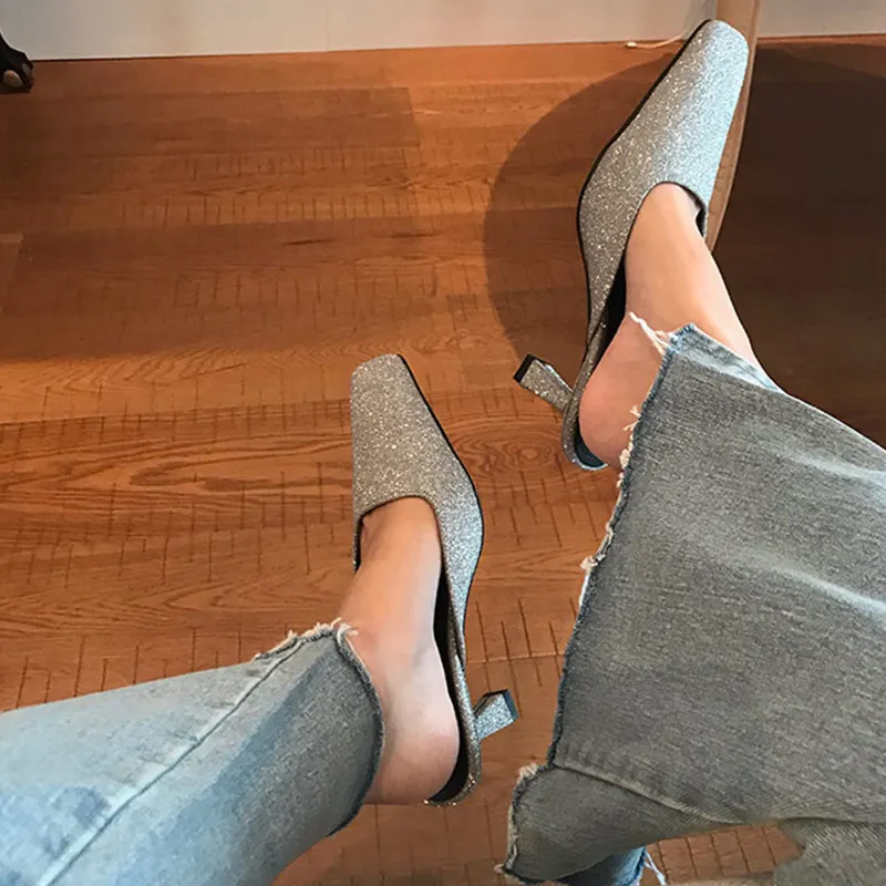 MONMOIRA/пикантные вечерние туфли на каблуке-рюмочке роскошные женские сабо в стиле