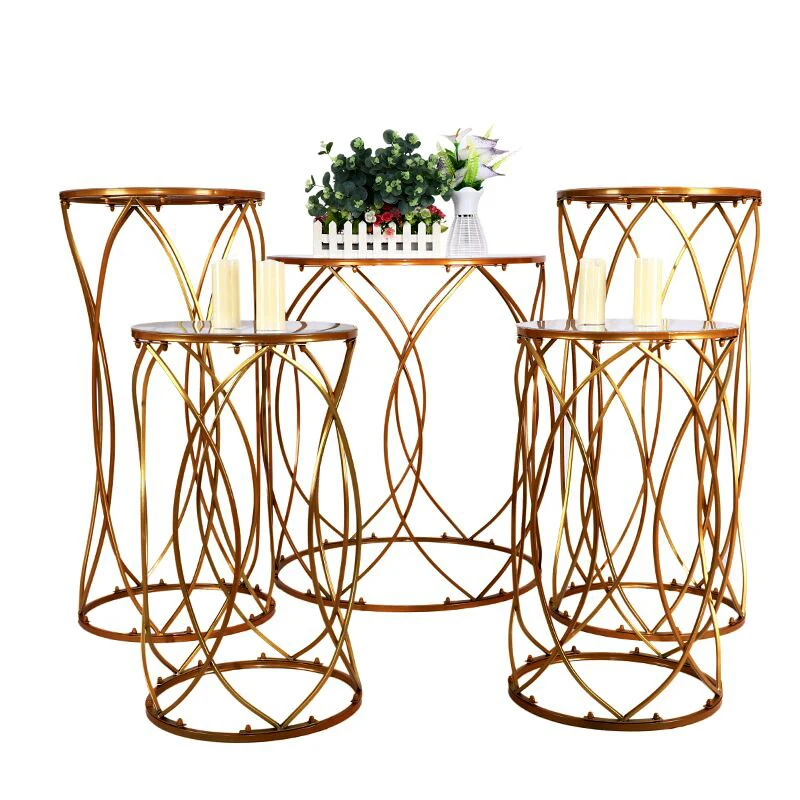 Железный полый цилиндр десертный стол для помещения где встречают гостей