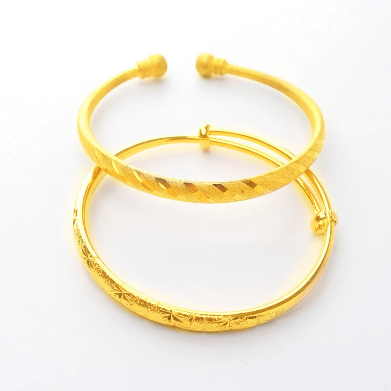 24k золотой браслет для женщин Дубай невесты свадьба Эфиопский Африка Арабские